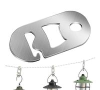 Boucle de Réglage Fixe pour Toile - Attache en Acier Inoxydable pour Auvent Extérieur - Tendeur de Corde à Vent Accessoires de Tente Haute Résistance pour Randonnée Escalade et Auvent