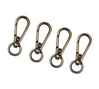 Boucle de sac à main pivotante avec fermoir mousqueton Bronze