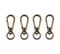 Boucle de sac à main pivotante avec fermoir mousqueton Bronze