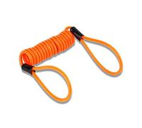 Boucle de sécurité double câble verrouillage 3 5 mm outil rappel disque Moto Cadenas serrure avec protection antivol sur le guidon-Cable De Rappel Antivol