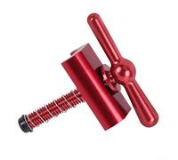 Boucle de serrage pliable pour vélo Brompton Secure Joint avec traitement anodique Rouge