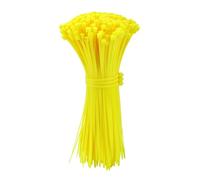 Boucle de serre-câble, Attaches autobloquantes en nylon for câbles, lot de 100, 3 x mm à 5 300(Yellow,3x100mm 100PCS)