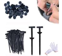Boucle de serre-câble universelle en nylon, support autobloquant robuste pour serre-câbles en nylon, outil multifonction en plastique, pour réparation automobile rapide. (100PCS)