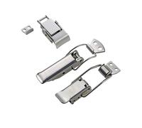 Boucle de serrure en acier inoxydable caisse bois équipement industriel | Serrure à boucle en acier inoxydable 304 antirouille durable pour équipement industriel caisse en bois(70.6x28mm-6)