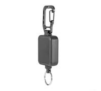 Boucle de suspension rétractable pour DJI Pocket 3 | Cordon anti-chute à dégagement rapide avec vis 6,35 mm | Sangle réglable de 80 cm pour poitrine sac à dos et ceinture | Métal ABS