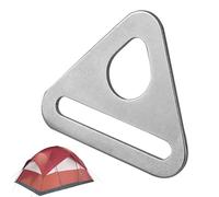 Boucle de triangle pour | Boucle d'anneau triangulaire en acier inoxydable 304,Régulateur de crochet à boucle triangulaire avec clip pivotant pour ajuster la ceinture de bret, 25 mm., riferimento