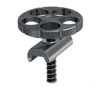 Boucle de Vélo Pliant Usinée CNC Légère 41g | Alliage d'aluminium pour durable, résistance à la , conception en une pièce, finition lisse(Titanium Color)