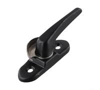 Boucle de verrouillage de fenêtre bidirectionnelle double face construite en acier inoxydable pour une installation flexible et une meilleure sécurité (noir)