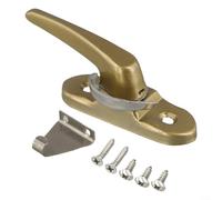 Boucle de verrouillage de fenêtre bidirectionnelle double face construite en acier inoxydable pour une installation flexible et une meilleure sécurité (doré)