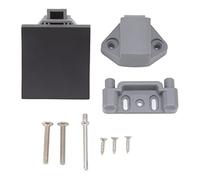 Boucle de verrouillage de porte d'armoire, ensemble de montage de poignée de tiroir en métal et Nylon pour Yacht RV, ouverture de 7mm (P07 BK (noir mat))