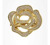 Boucle d'écharpe en Soie Assortie à Tout, Boucle d'angle exquise à Trois usages, Accessoires de décoration d'écharpe, Broche féminine, Accessoires de tempérament