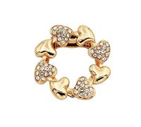 Boucle d'écharpe multi-usages, broche, nœud, porte-écharpe, tissu, nœud à plusieurs niveaux, châles, bijoux