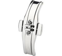 Boucle déployante en forme de papillon, bracelet à fermeture automatique en métal à double clic pour montres hommes