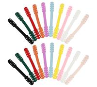 Boucle D'extension 20 Pièces en Silicone pour Cordon de Masque