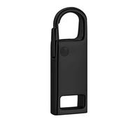 Boucle d'extraction de rechange pour réparation de valise et de sac de voyage, construction en alliage métallique avec caractéristiques résistantes à la rouille et à l'usure (noir, L)