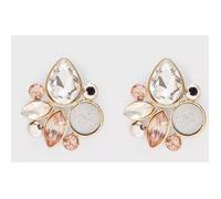 Boucle d'oreille - Aldo - Argent - Blanc, Rose, Argenté - Clou - Femme