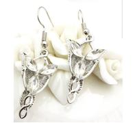 BOUCLE D'OREILLE ARWEN REPLIQUE, LE SEIGNEUR DES ANNEAUX ARGENT SILVER