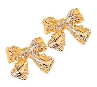 Boucle d'oreille Bowknot pour femme,boucles d'oreilles Bowknot - Boucles d'oreilles élégantes plaquées or avec nœud papillon,Boucles d'oreilles pendantes en ruban, petits bijoux multicolores pour femm