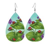 Boucle D'Oreille Coccinelles Boucles D'Oreilles Tendance Légères Pendantes D'Oreille Pour Femme Quotidien Décorations