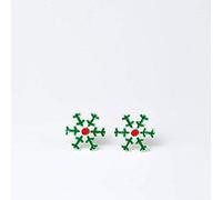 Boucle D'Oreille Eardrop S925 Argent Cadeau de Noël Gouttes de Flocon de Neige Stud Boucles D'Oreilles Femmes 's Style Coréen Personnalité Créatrice de la Mode Oreille Aiguille Bijoux en Arg, LJBLEU