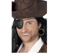Cache œil pirate et créole - SMIFFYS - Taille Unique - Noir - Pour Enfant à partir de 3 ans