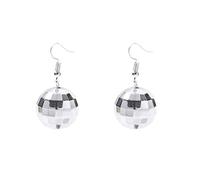 Boucle Doreille Femme Boucles d'oreilles à thème disco Accessoires élégants à la mode pour femmes pour un usage quotidien un cadeau inspirant (style court) Boucle Doreille Femme (A, 3cm)