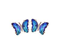Boucle D'Oreille Femme In Be Worn Light d'oreilles de vacances de luxeBoucles d'oreilles Creative That Gradient Ord Dazzling Décoration The Can (Blue, One Size)