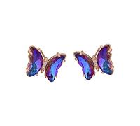 Boucle D'Oreille Femme In Be Worn Light d'oreilles de vacances de luxeBoucles d'oreilles Creative That Gradient Ord Dazzling Décoration The Can (Purple, One Size)