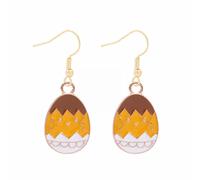 Boucle D'Oreille Homme Dessin animé mignon lapin pendantes d'oreilles lapin Joyeuses Pâques oeuf carotte boucle d'oreille d'oreilles de Pâques dessin animé mignon (P, One Size)