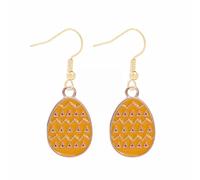 Boucle D'Oreille Homme Dessin animé mignon lapin pendantes d'oreilles lapin Joyeuses Pâques oeuf carotte boucle d'oreille d'oreilles de Pâques dessin animé mignon (N, One Size)