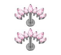 Boucle d'oreille incurvée en forme de T filetée pour piercing cartilage artisanat en alliage portable bijoux de corps accessoire d'oreille fileté tendance, One Size, Comme décrit, Comme décrit.