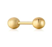 Boucle d'oreille individuelle - Ania Haie - Sphere doré 3mm - Plaqué or - Fermoir à vis - Confort optimal