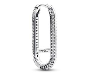 Boucle d'Oreille Individuelle Link Pavé Allonge Pandora ME