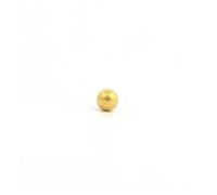 Boucle D'oreille Individuelle Studex - Puce ""Boule"" En Or Jaune 14 Carats - 3 Mm