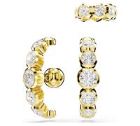 Boucle d'oreille manchette Imber, Parure (3), Taille Rond, Blanc, Doré à l’or 18 carats (750/1000) OS