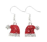 Boucle D'oreille Noel, Boucles D'oreilles Femme Mignons, Bijoux de Noël Beau Christmas Earrings pour Femmes Filles Noël Nouvel An Accessoires de Style