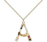 Boucle d'oreille PDPAOLA - Collier Lettre A - Argent Sterling 925 Plaqué Or 18 carats - Bijoux pour Femme