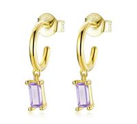 Boucle d'oreille Piercing carré Cubic Zirconia Boucles d'oreilles