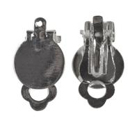 Boucle d'oreille - sct.-LS - 12mm - Platine - Argenté - 2 pièces