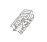 Boucle d'oreille unique en toile d'araignée non percée, bijoux tendance pour Halloween, bijoux adaptés à différents styles de manchette en toile d'araignée d'Halloween, taille unique, Comme décrit