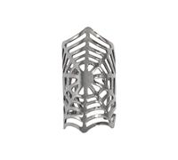 Boucle d'oreille unique en toile d'araignée non percée, bijoux tendance pour Halloween, bijoux adaptés à différents styles de manchette en toile d'araignée d'Halloween, taille unique, Comme décrit