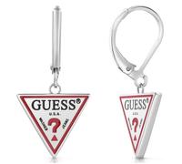 Boucle doreilles femme GUESS JEWELLERY L.A. GUESSERS UBE29053. Rouge. Argent. Acier inoxydable. levier.