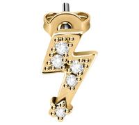 Boucle doreilles femme MORELLATO GIOIELLI EXIGO LPS02ARQ01. Doré. Zircone. Tiges poussettes sécurité à vis. Laiton.