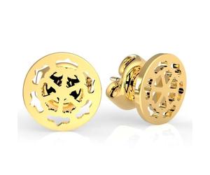 Boucle d'oreilles - GUESS JEWELLERY - PEONY ART UBE29076 - Doré - Acier inoxydable - Tiges sécurité à vis