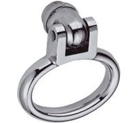 Vachette Boucle double 008488 chromée brillante 7x70 mm à trou 1 portée