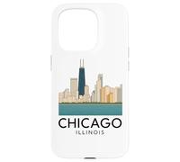 Boucle du Centre-Ville de Chicago Windy City, côté sud, rivière North 312 Coque pour iPhone 15 Pro