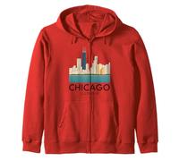 Boucle du Centre-Ville de Chicago Windy City, côté sud, rivière North 312 Sweat à Capuche