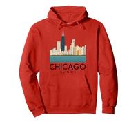 Boucle du Centre-Ville de Chicago Windy City, côté sud, rivière North 312 Sweat à Capuche