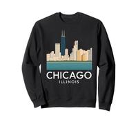 Boucle du Centre-Ville de Chicago Windy City, côté sud, rivière North 312 Sweatshirt