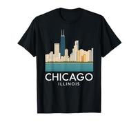 Boucle du Centre-Ville de Chicago Windy City, côté sud, rivière North 312 T-Shirt